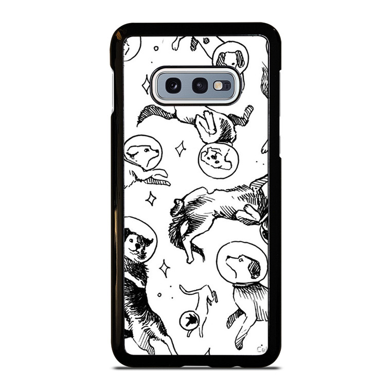 SPACE DOG WHITE PATTERN Samsung Galaxy S10e Case Cover