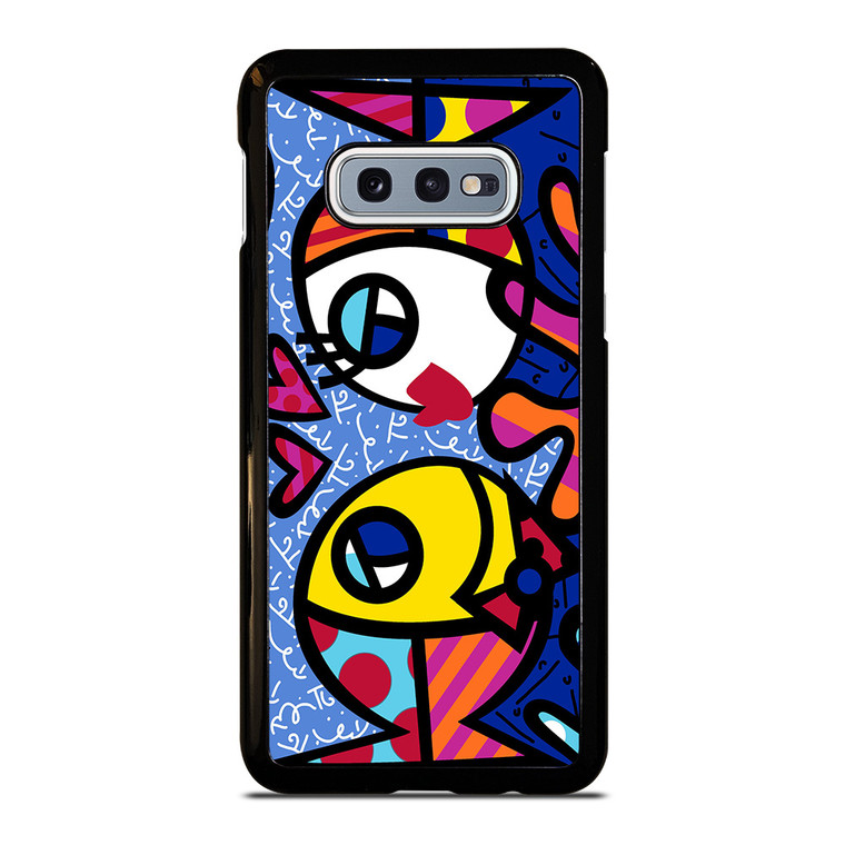 ROMERO BRITTO FISH LOVE Samsung Galaxy S10e Case Cover ROMERO BRITTO FISH LOVE Samsung Galaxy S10e Case Cover