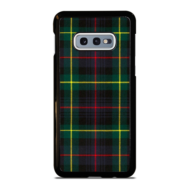 RED YELLOW TARTAN PLAID PATTERN Samsung Galaxy S10e Case Cover