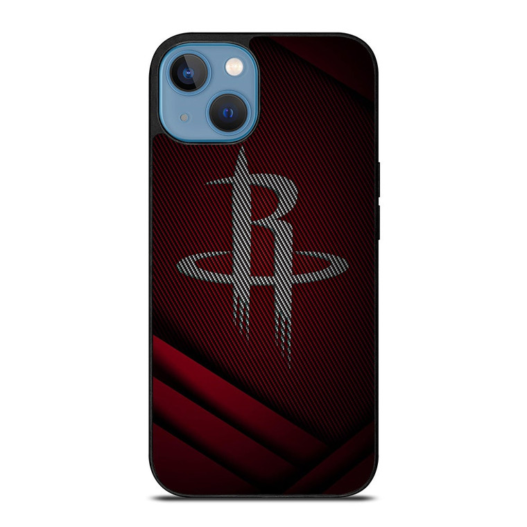 HOUSTON ROCKETS CARBON LOGO iPhone 13 Case Cover