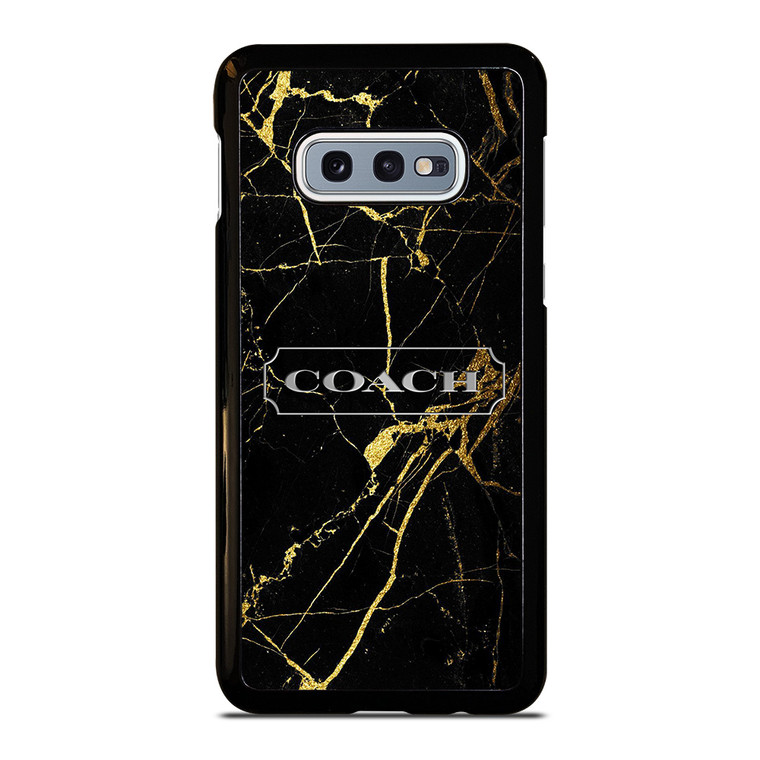 COACH NEW YORK GOLD MARBLE Samsung Galaxy S10e Case Cover