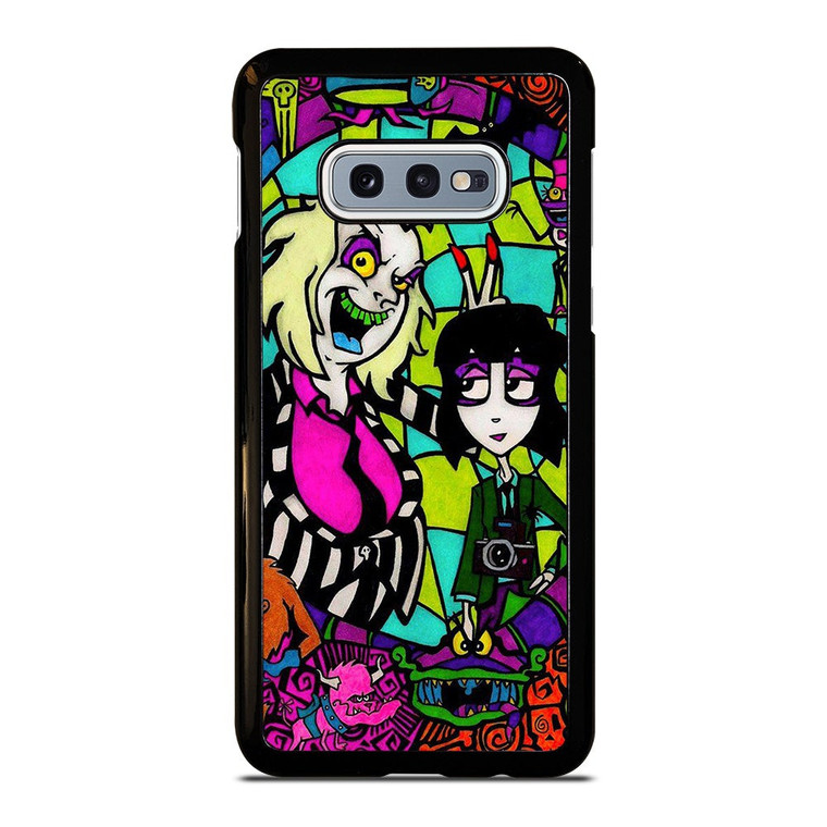 BEETLEJUICE TIM BURTON CARTOON  GLASS Samsung Galaxy S10e Case Cover