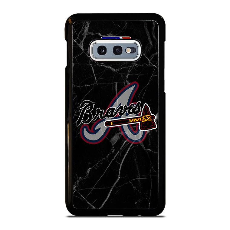 ATLANTA BRAVES BLACK MARBLE LOGO Samsung Galaxy S10e Case Cover