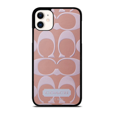 COACH NEW YORK PINK PATTERN iPhone 11 Case Cover