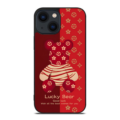 BEAR BRICK KAWS ROBOT BROWN iPhone 14 Plus Case Cover