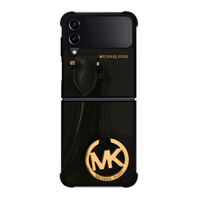 MICHAEL KORS LOGO BLACK Samsung Galaxy Z Flip 4 Case Cover