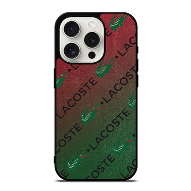 関税込★LACOSTE★The Blend Croc Print smartphone case iPhone Unisex The Blend Croc Print iPhone 15 Case - Men's iPhone
