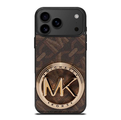 MICHAEL KORS LOGO MK BROWN WALLET iPhone 17 Pro Max Case Cover