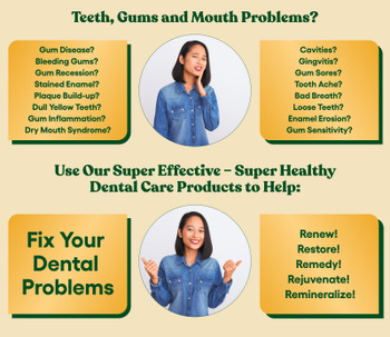 Gum Disease - Gum Recession - Help is Here! For Teeth & Gums - COMPLETE Dental RESCUE KIT – 100% Natural, Organic - Free USA Shipping