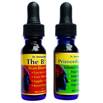 Trace Minerals - Fulvic Minerals -  PRIMORDIAL Plant Minerals & The B3 Alkalizer Duo - Fulvic & Humic Acid Concentrated Drops -- FREE USA SHIPPING!