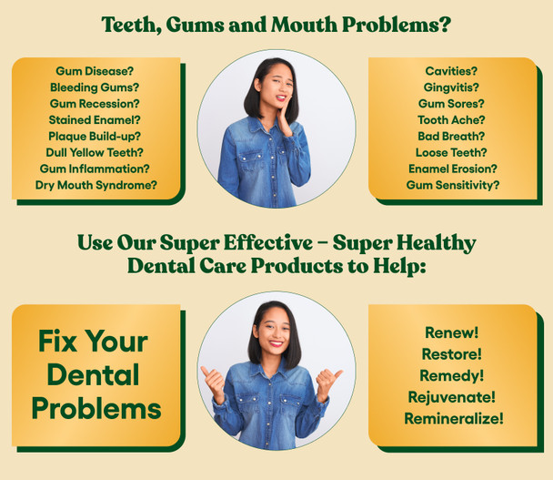Gum Disease - Gum Recession - Help is Here! SUPERCOMFORT ORGANIC TOOTH POWDER - For Teeth and Gums - Free USA Shipping