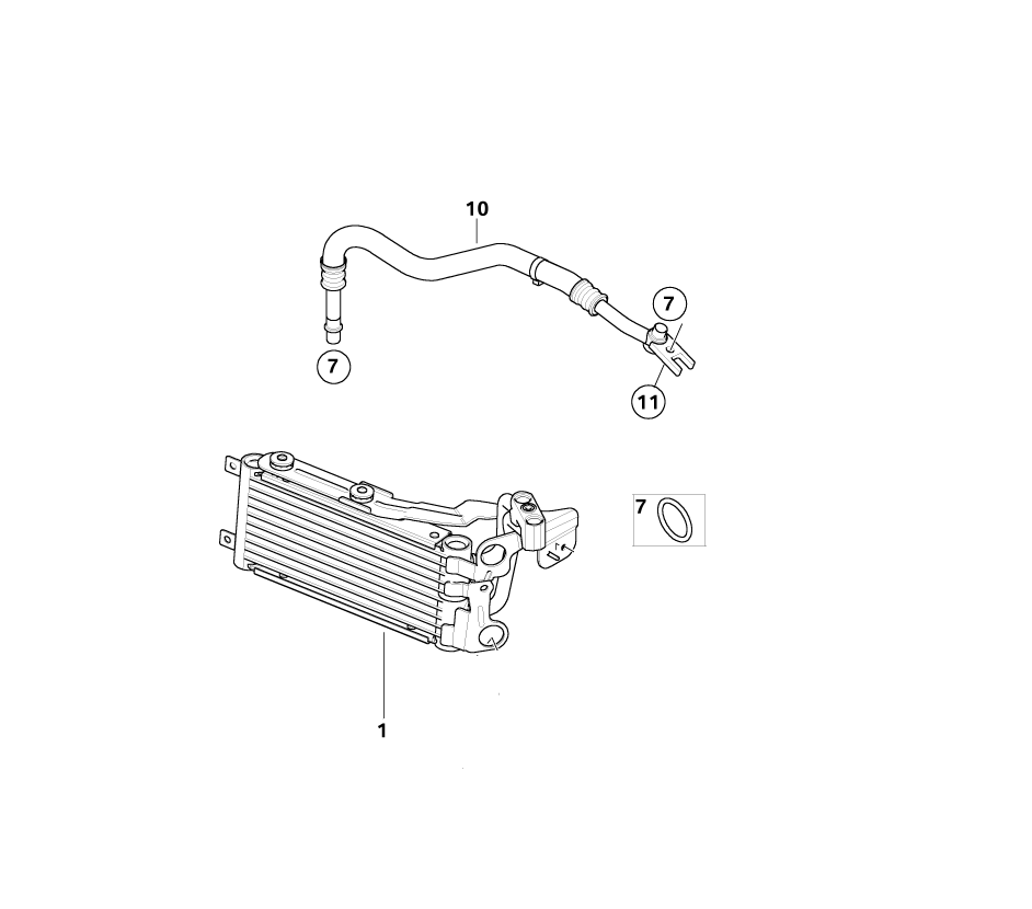 Genuine Engine Oil Cooler O Ring BMW Shop