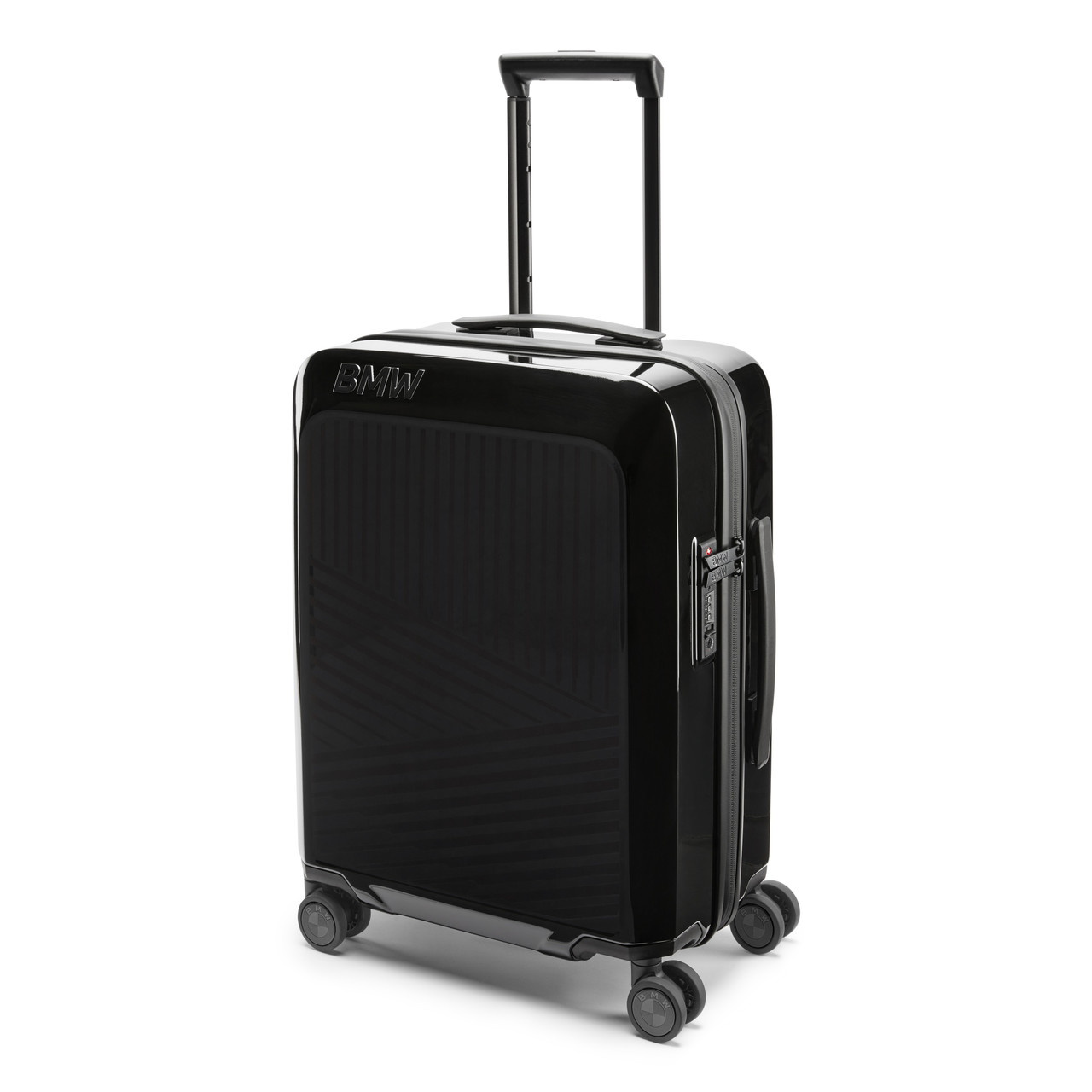 Genuine Boardcase Bag Black Wheeled Suitcase Cabin Hand Luggage Travel 80  22 5 A7C 972