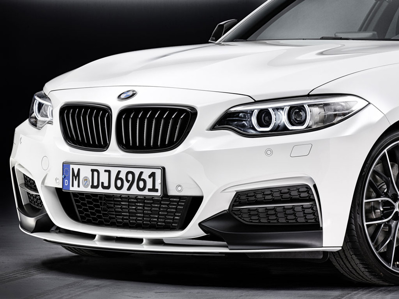 Genuine M Performance Front Splitter Black Matt - BMW Shop