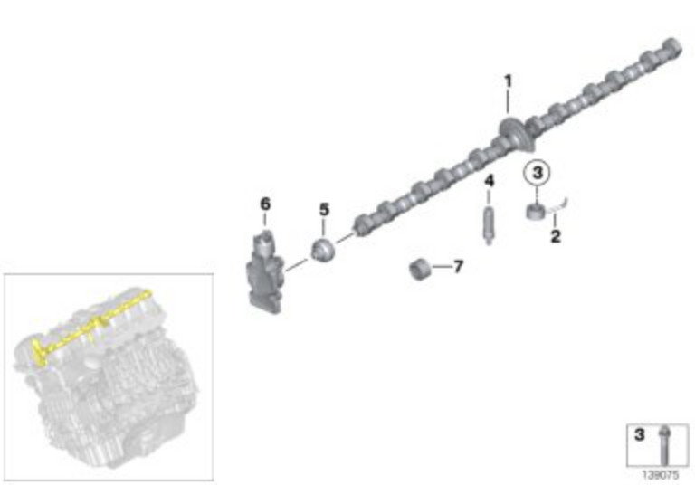 Genuine Valvetronic System Eccentric Shaft Sensor - BMW Shop