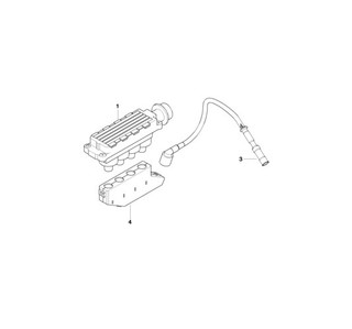 Genuine Ignition Wire/Lead/Cable 12 12 1 709 208