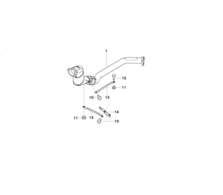 Genuine Diesel Catalyst Bracket 18 20 7 787 600