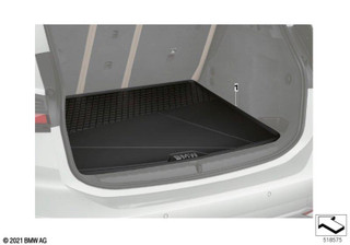 Genuine Fitted Luggage Compartment Mat Boot Mat Fits U11 U12 51475A50923