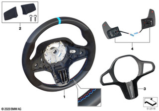 Genuine Steering Wheel M Performance 32 30 2 462 910