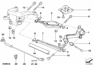 Genuine Collar Screw Rear Knuckle Hardware M12x1.5x70-10.9 33 32 6 760 389