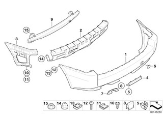 Genuine Trim Panel Rear Towing Eye Finisher 51 12 3 400 945