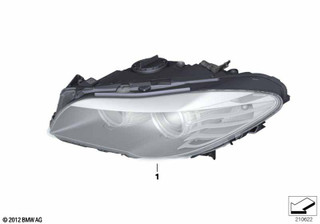 Genuine Left Bi Xenon Headlight Replacement 77x40x40cm 63 11 7 343 913