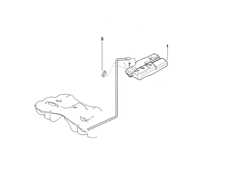 Genuine Expansion Tank Vent Pipe/Hose