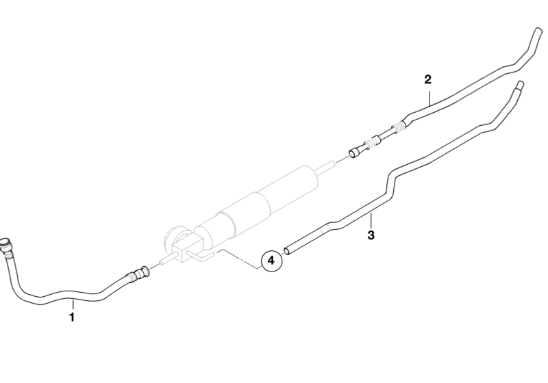 Genuine Fuel Tank Return Line 16 12 2 229 769