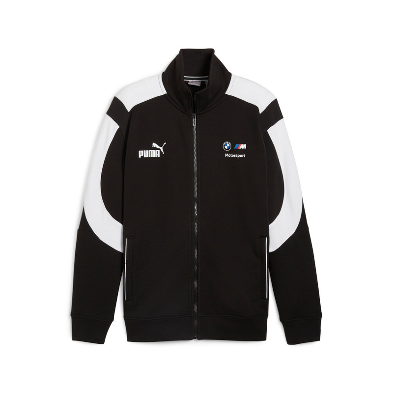 Genuine M Motorsport Mens Track Jacket Black Cotton Colour Blocked Detail 80 14 5 B31 8C8