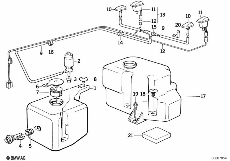 Genuine Window Windscreen Valve Replacement Spare Part 61 66 1 374 978