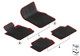 Genuine All-Weather Rubber Front Car Floor Mats