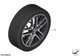 Genuine RDC Summer Tyre Wheel Set 19" Matt Black 235 35 R19 91Y 36 11 5 A14 3D2
