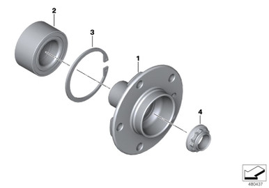 Genuine Side Shaft Wheel Bearing Collar Nut M24x1.5 ZNS3 33 40 6 