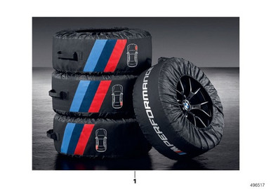 Genuine M Performance Tyre Bags 36 13 2 461 758 - BMW Shop