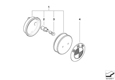 Genuine Additional Turn Indicator Lamp 63 13 7 165 733