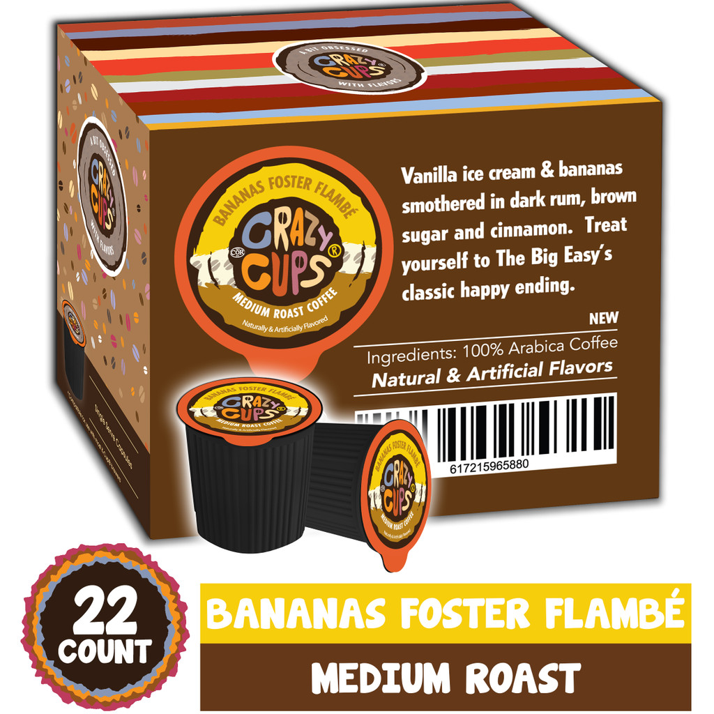 Banana Foster Flambe Flavored Coffee Pods
