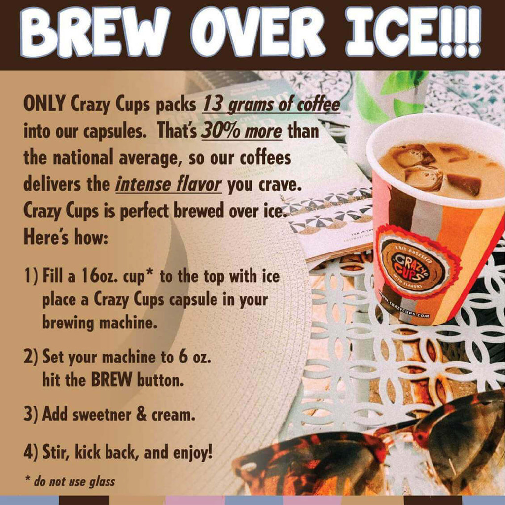 Crazy Cups 24 Count Flavored Coffee Variety Pack Sampler