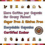 Crazy Cups Decaf Lovers Flavored Coffee Variety Pack 24 Count