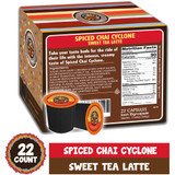 Spiced Chai Cyclone Crazy Tea Latte