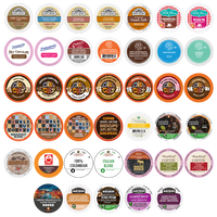 Coffee, Hot Chocolate, Tea, and Cider Mixed Single-Serve Cups Variety Pack Sampler