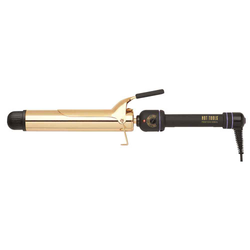 HOT TOOLS 24K GOLD SPRING 1-1/2" LONG CURLING IRON