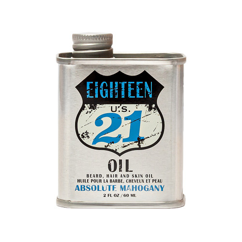 18.21 MAN MADE HAIR OIL 60ML - ABSOLUTE MAHOGANY