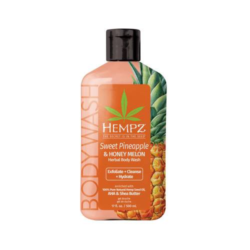 HEMPZ SWEET PINEAPPLE & HONEY MELON BODY WASH 17 OZ