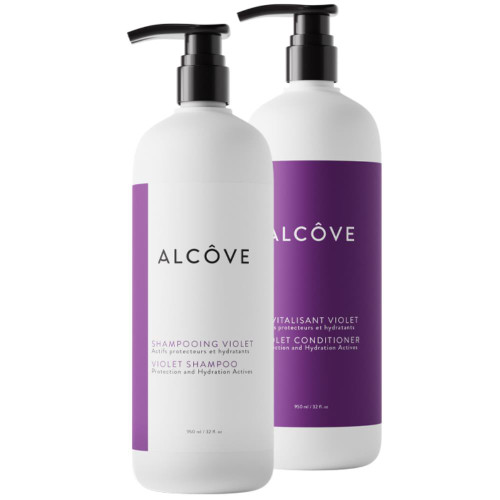 ALCOVE VIOLET SHAMPOO / CONDITIONER LITRE DUO