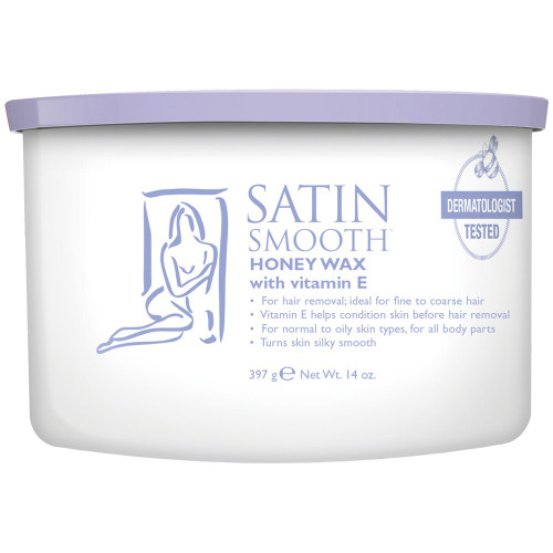 SATIN SMOOTH HONEY WAX 14OZ