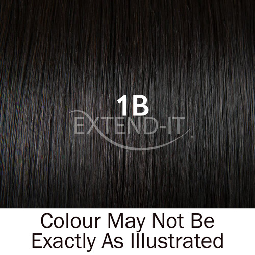 20" EXTEND-IT HAIR EXTENSIONS - BLACK COFFEE #1B