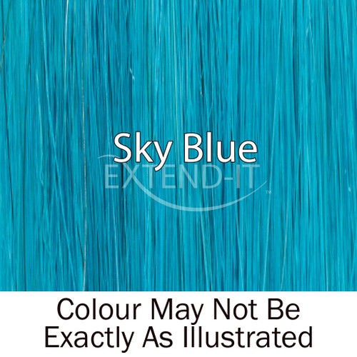 18" EXTEND-IT HAIR EXTENSION HIGHLIGHTS- SKY BLUE