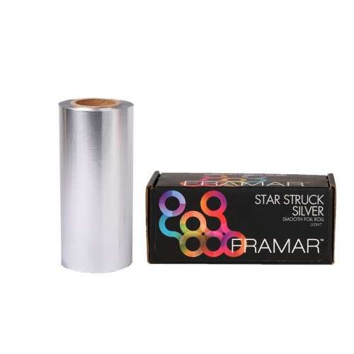 FRAMAR STAR STRUCK SILVER 1LB SMOOTH FOIL ROLL - LIGHT