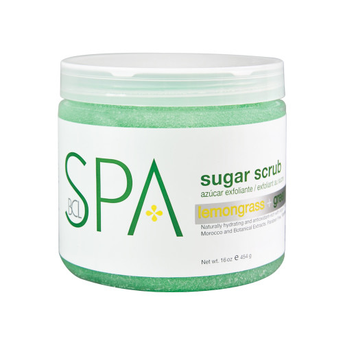 BCL SPA LEMONGRASS & GREEN TEA SUGAR SCRUB 454G