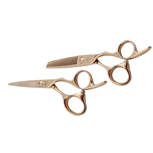 TRIBAL SCISSORS ROSE GOLD SHEAR KIT - 5.5"